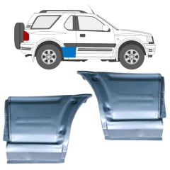Lem zadného blatníka pre Opel Frontera B 1999-2002 / Ľavý / Pravá / Ľavá+Pravá / Sada 12833