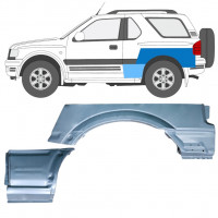 Lem zadného blatníka pre Opel Frontera B 1999-2002 / Ľavý / Sada 12838