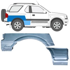 Lem zadného blatníka pre Opel Frontera B 1999-2002 / Pravá / Sada 12837