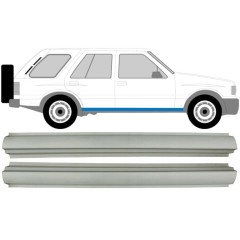 Opravný plech prahu pre Opel Frontera B 1999-2002 / Vľavo = Vpravo (symetrické) / Sada 10476