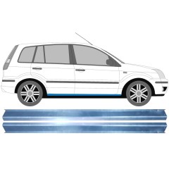 Opravný plech prahu pre Ford Fusion 2002-2012 / Ľavá+Pravá / Sada 11376