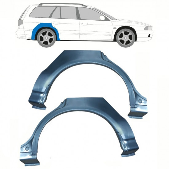 Lem zadného blatníka pre Mitsubishi Galant 1996-2003 / Ľavá+Pravá / COMBI / Sada 10116