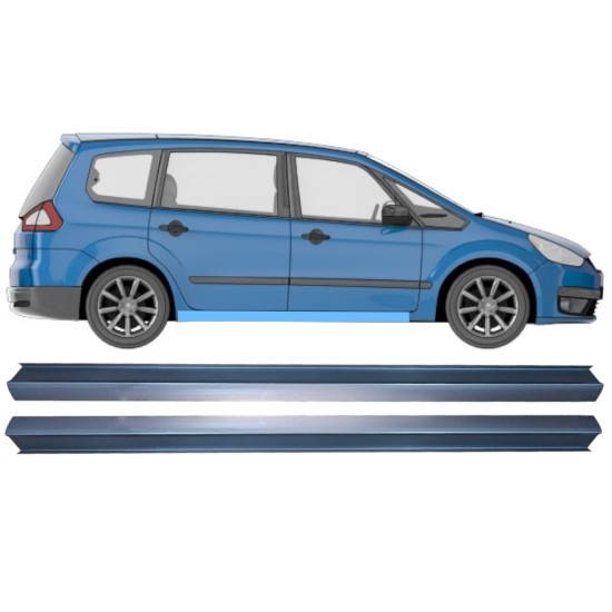 Opravný plech prahu pre Ford Galaxy 2006-2015 / Ľavá+Pravá / Sada 16188