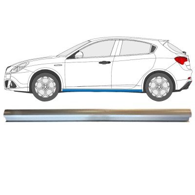 Opravný plech spodnej časti prahu pre Alfa Romeo Giulietta 2010-2020 / Ľavý 15003