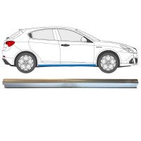 Opravný plech spodnej časti prahu pre Alfa Romeo Giulietta 2010-2020 / Pravá 15002 Opravný plech spodnej časti prahu pre Alfa Romeo Giulietta 2010-2020 / Pravá 15002