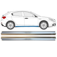 Opravný plech spodnej časti prahu pre Alfa Romeo Giulietta 2010-2020 / Ľavá+Pravá / Sada 15004 Opravný plech spodnej časti prahu pre Alfa Romeo Giulietta 2010-2020 / Ľavá+Pravá / Sada 15004