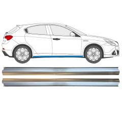 Opravný plech spodnej časti prahu pre Alfa Romeo Giulietta 2010-2020 / Ľavá+Pravá / Sada 15004