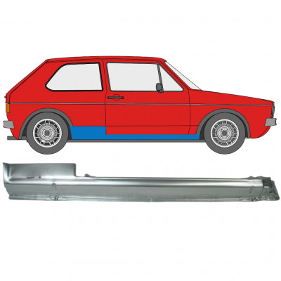 Opravný plech prahu pre VW Golf 1 1974- / Pravá 7101