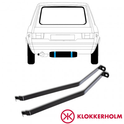 Objímky palivovej nádrže pre VW Golf 1 1974-1983 11024