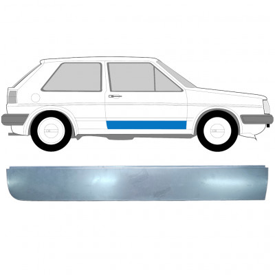 Opravný plech predných dverí pre VW Golf 2 1982- / Pravá 7838