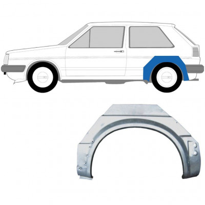 Lem zadného blatníka pre VW Golf 2 1982- / Ľavý 7100