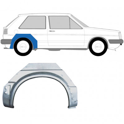 Lem zadného blatníka pre VW Golf 2 1982- / Pravá 7099