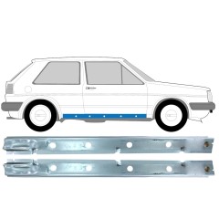Opravný plech prahu vnútorný pre Volkswagen Golf 2 1982-1992 / Ľavá+Pravá / Sada 11027