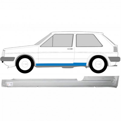 Opravný plech prahu pre VW Golf 2 1982- / Ľavý 7098