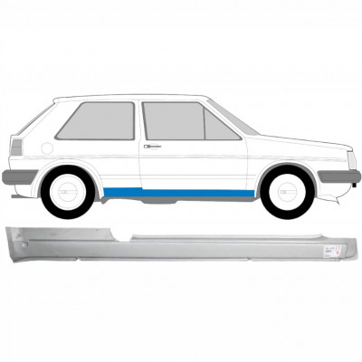 Opravný plech prahu pre VW Golf 2 1982- / Pravá 7097