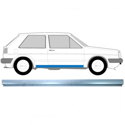 Opravný plech prahu pre VW Golf 2 1982-1992 / Vľavo = Vpravo (symetrické) 11285