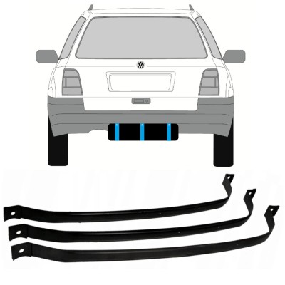 Objímky palivovej nádrže pre Volkswagen Golf 3 1991-1998 / COMBI 9366