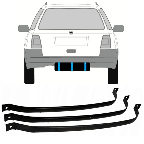 Objímky palivovej nádrže pre Volkswagen Golf 3 1991-1998 / COMBI 9366