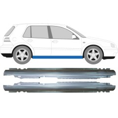 Kompletný prah pre Volkswagen Golf 4 1997-2006 / Ľavá+Pravá / Sada 9243