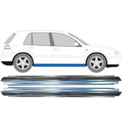 Opravný plech prahu pre Volkswagen Golf 4 1997-2006 / Vľavo = Vpravo (symetrické) / Sada 10546