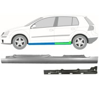 Opravný plech prahu vnútorný + vonkajší pre Volkswagen Golf 5 2003-2009 / Ľavý / Sada 11139