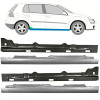 Opravný plech prahu vnútorný + vonkajší pre VW Golf 5 2003-2009 / Sada 11140