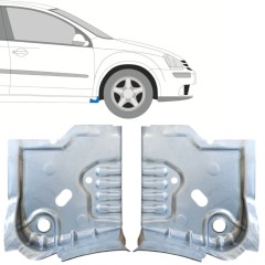 Opravný plech konca prahu pre Volkswagen Golf 5 2003-2009 / Ľavá+Pravá / Sada 14909