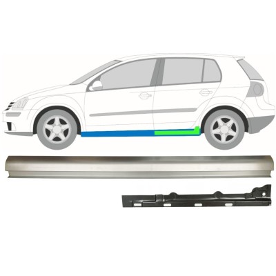 Opravný plech prahu vnútorný + vonkajší pre Volkswagen Golf 5 2003-2009 / Ľavý / Sada 11709