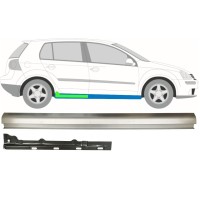 Opravný plech prahu vnútorný + vonkajší pre Volkswagen Golf 5 2003-2009 / Pravá / Sada 11708