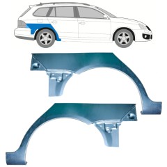 Lem zadného blatníka pre Volkswagen Golf 5 Variant 2007-2010 / Ľavý / Pravá / Ľavá+Pravá / Sada 12907