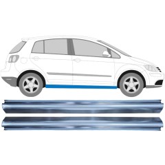 Opravný plech prahu pre Volkswagen Golf Plus 2005-2013 / Ľavá+Pravá / Sada 11927