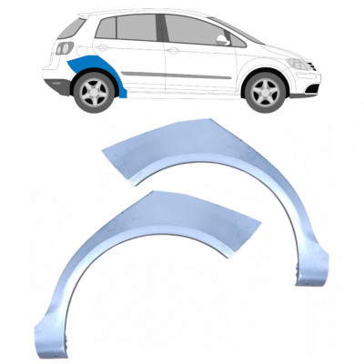 Lem zadného blatníka pre VW Golf Plus 2005-2013 / Ľavá+Pravá / Sada 10090