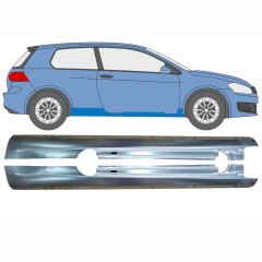 Kompletný prah pre Volkswagen Golf 6 2008-2013 / Ľavá+Pravá / Sada 10341
