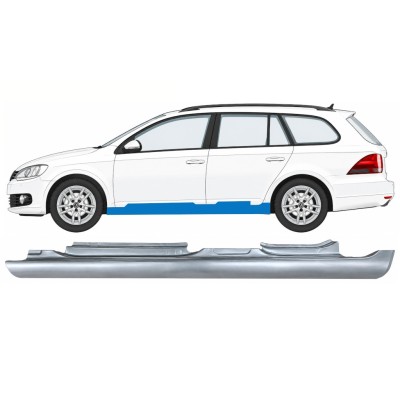Kompletný prah pre Volkswagen Golf 6 2008-2013 / Ľavý / COMBI 17048