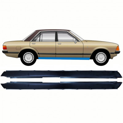 Opravný plech prahu pre Ford Granada 1977-1985 / Sada 11073