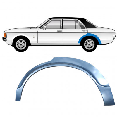 Lem zadného blatníka pre Ford Granada 1972-1977 / Ľavý 11029