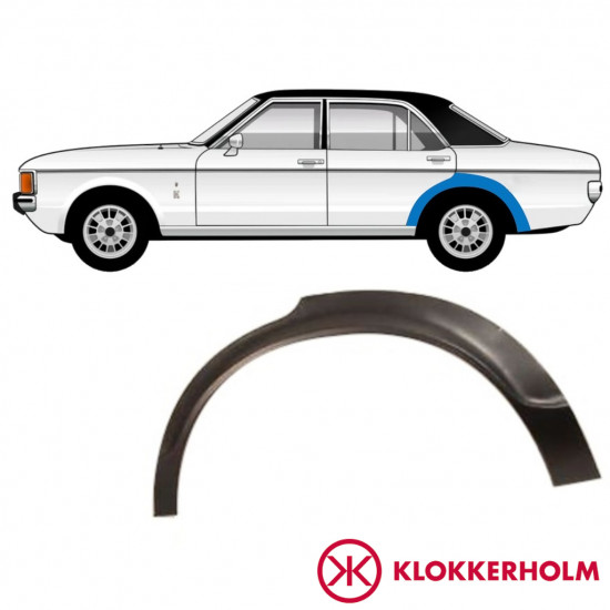 Lem zadného blatníka pre Ford Granada 1972-1977 / Ľavý 11029