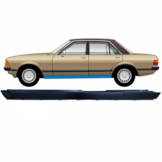 Opravný plech prahu pre Ford Granada 1977-1985 / Ľavý 8775