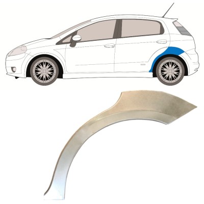 Lem zadného blatníka pre Fiat Grande Punto Evo 2005- / Ľavý 14760