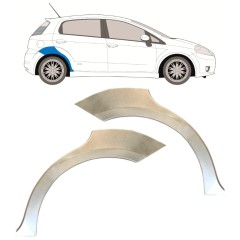 Lem zadného blatníka pre Fiat Grande Punto Evo 2005- / Ľavá+Pravá / Sada 14761