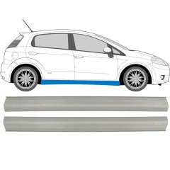 Opravný plech prahu pre Fiat Grande Punto Evo 2005- / Ľavá+Pravá / Sada 11374