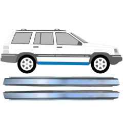 Opravný plech prahu pre Jeep Grand Cherokee 1993-1998 / Vľavo = Vpravo (symetrické) / Sada 9579