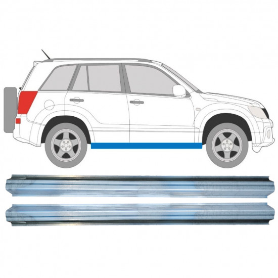 Opravný plech prahu pre Suzuki Grand Vitara 2005-2012 / Sada 11337