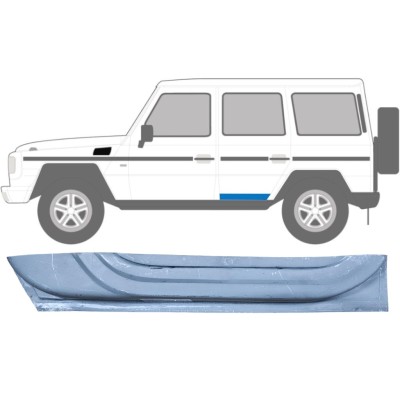 Opravný plech zadných dverí pre Mercedes G-Class W460 W461 W463 1979-2017 / Ľavý 5544