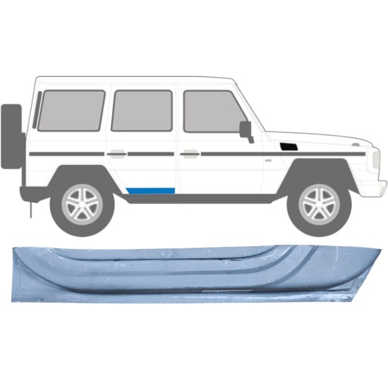 Opravný plech zadných dverí pre Mercedes G-Class W460 W461 W463 1979-2017 / Pravá 5543