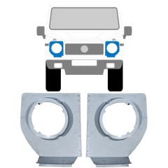 Držiak svetlometu pre Mercedes G-Class W460 W461 W463 1979-2017 / Ľavá+Pravá / Sada 11896