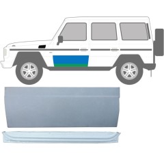 Opravný plech predných dverí vnútorný + vonkajší pre Mercedes G-Class W460 W461 W463 1979- / Ľavý / Sada 9466