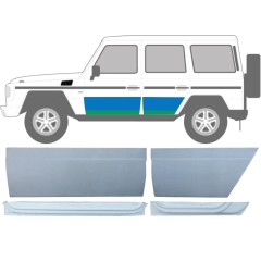 Opravný plech predných + zadných dverí vnútorný + vonkajší pre Mercedes G-Class W460 W461 W463 1979-2017 / Ľavý / Sada 9470