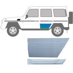 Opravný plech zadných dverí vnútorný + vonkajší pre Mercedes G-Class W460 W461 W463 1979- / Ľavý / Sada 9468
