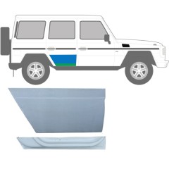Opravný plech zadných dverí vnútorný + vonkajší pre Mercedes G-Class W460 W461 W463 1979-2017 / Pravá / Sada 9467